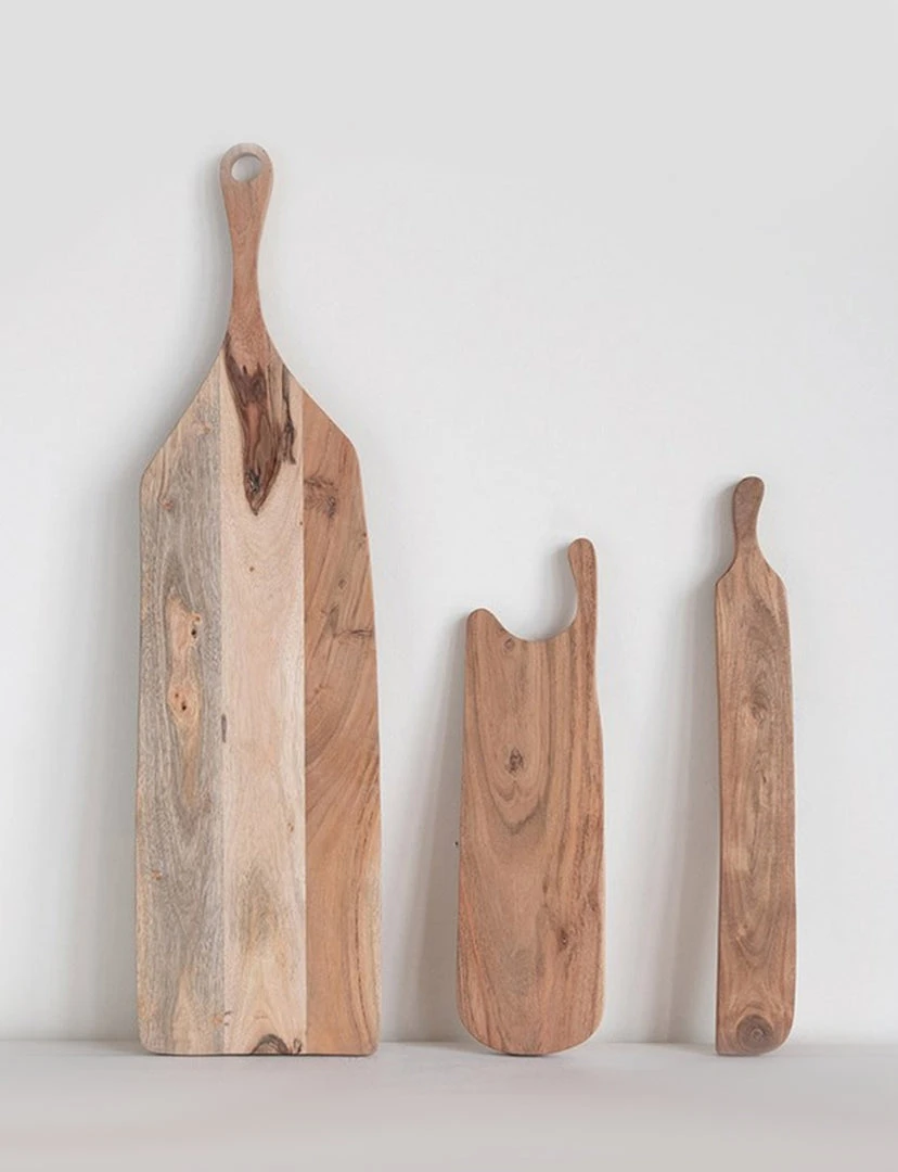 Creative Co-op Acacia Wood Cheese/Cutting Board 20" KITCHEN 2 Creative Co-op Acacia Wood Cheese/Cutting Board 20" KITCHEN