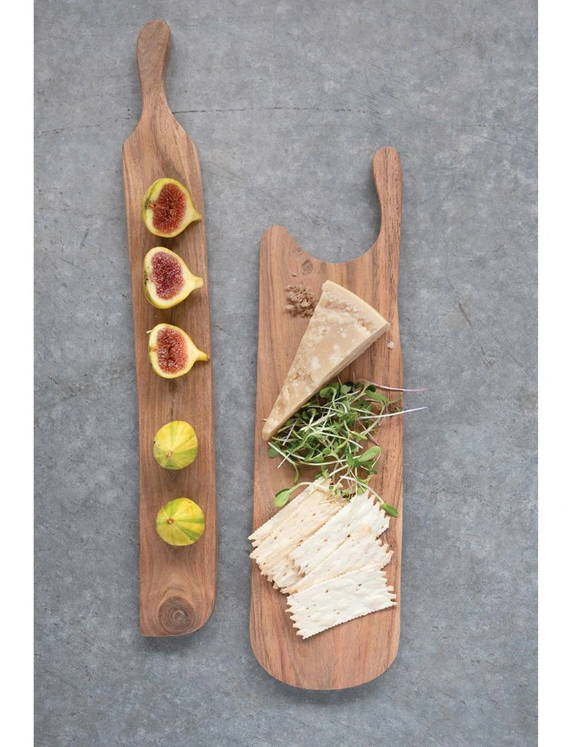 Creative Co-op Acacia Wood Cheese/Cutting Board 20" KITCHEN 3 Creative Co-op Acacia Wood Cheese/Cutting Board 20" KITCHEN