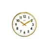 Cloudnola Factory Brushed Gold Numbers Clock 12"