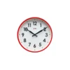 Cloudnola DECOR Factory Red Numbers Clock 12"