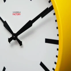 Cloudnola Factory Station Clock 18"