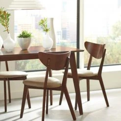 Coaster Chestnut Dining Chair (set Of 2)