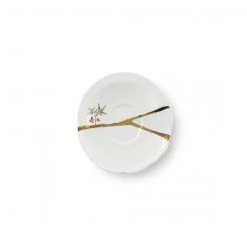 Seletti Kintsugi Coffee Cup W/ Saucer, Birds 5 Seletti Kintsugi Coffee Cup W/ Saucer, Birds