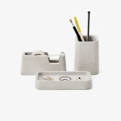 Areaware DECOR Concrete Desk Set