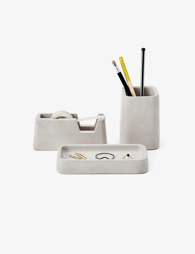 Areaware DECOR Concrete Desk Set 2 Areaware DECOR Concrete Desk Set