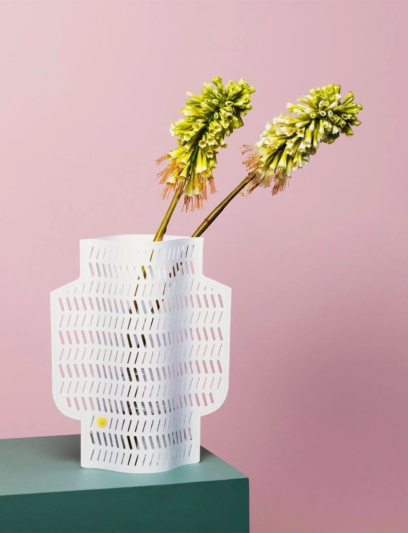 Octaevo Coral Paper Vase DECOR 2 Octaevo Coral Paper Vase DECOR