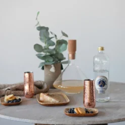 Creative Co-op Glass Decanter With Cork Stopper 48oz KITCHEN