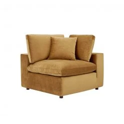 Modway Cody Velvet Sofa, Corner Chair
