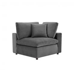 Modway Cody Velvet Sofa, Corner Chair
