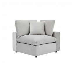 Modway Cody Velvet Sofa, Corner Chair
