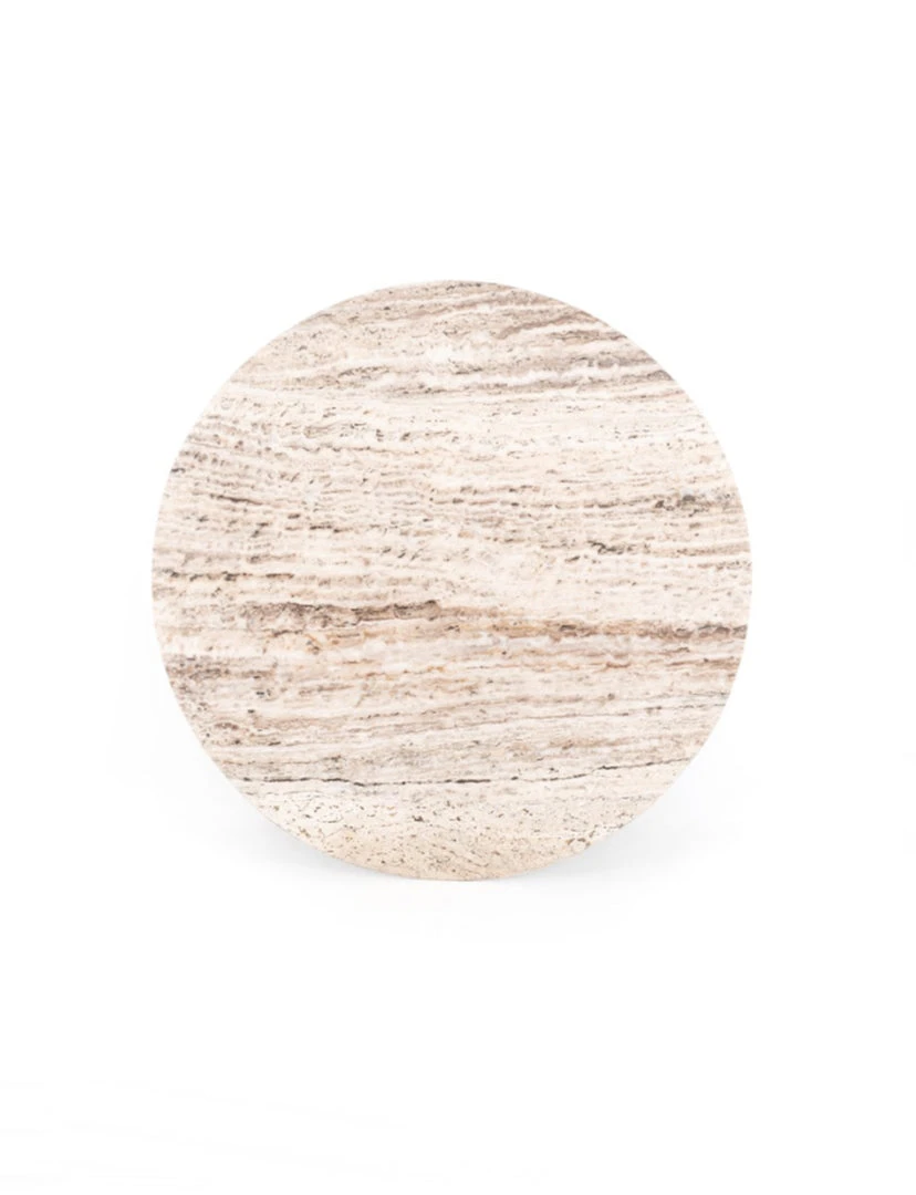 Four Hands Sage Dining Table, White Travertine 3 Four Hands Sage Dining Table, White Travertine