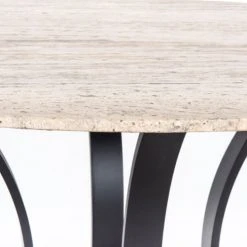 Four Hands Sage Dining Table, White Travertine 10 Four Hands Sage Dining Table, White Travertine