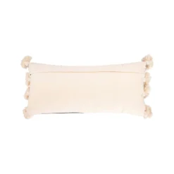 Creative Co-op Cotton & Chenille Woven Striped Lumbar Pillow 36