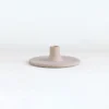 The Floral Society DECOR Ceramic Taper Holder, Sand