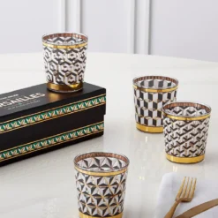 Jonathan Adler Versailles Glassware, Set Of 4 KITCHEN 14 Jonathan Adler Versailles Glassware, Set Of 4 KITCHEN