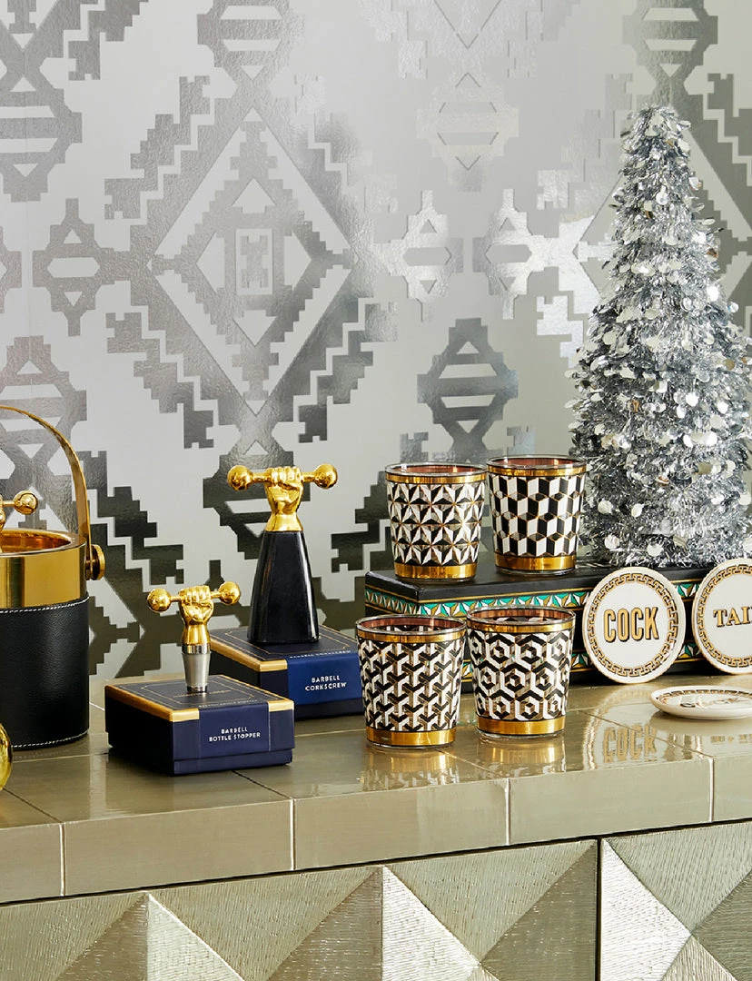 Jonathan Adler Versailles Glassware, Set Of 4 KITCHEN 8 Jonathan Adler Versailles Glassware, Set Of 4 KITCHEN