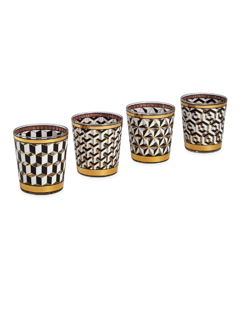 Jonathan Adler Versailles Glassware, Set Of 4 KITCHEN 1 Jonathan Adler Versailles Glassware, Set Of 4 KITCHEN