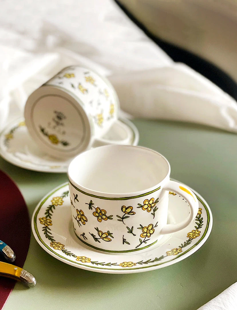 KITCHEN Twig Heritage Daisy Chain Cup And Saucer 2 KITCHEN Twig Heritage Daisy Chain Cup And Saucer