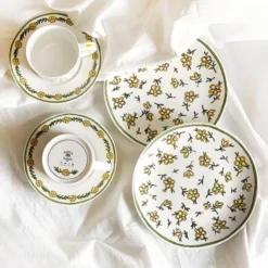 KITCHEN Twig Heritage Daisy Chain Cup And Saucer 10 KITCHEN Twig Heritage Daisy Chain Cup And Saucer