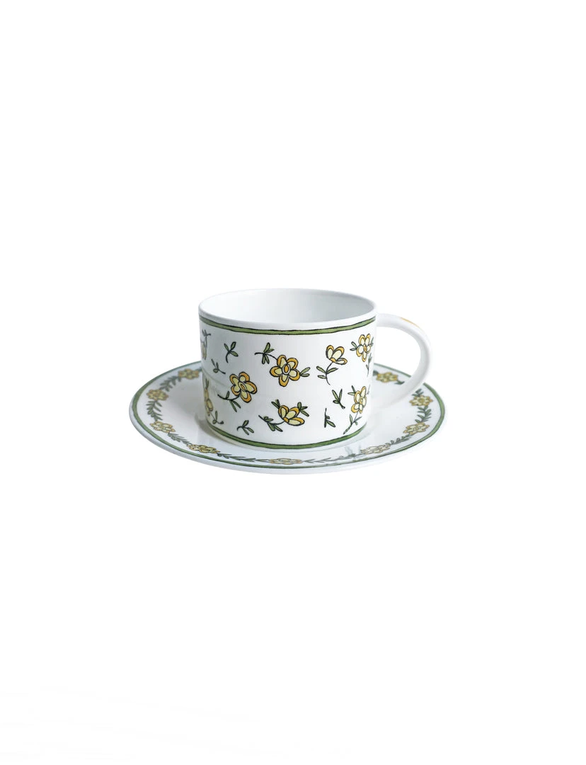KITCHEN Twig Heritage Daisy Chain Cup And Saucer 1 KITCHEN Twig Heritage Daisy Chain Cup And Saucer