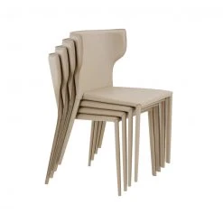 Euro Style Davina Stacking Side Chair (Set Of 2) FURNITURE