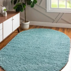 Unique Loom DECOR Dana Oval Rug 5x8