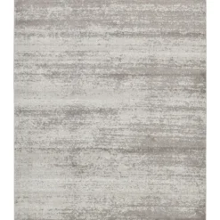 Unique Loom Del Mar Rectangle Rug, Grey