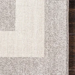 Unique Loom Del Mar Rectangle Rug, Grey