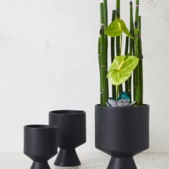 Accent Decor De Vil Pot, Black