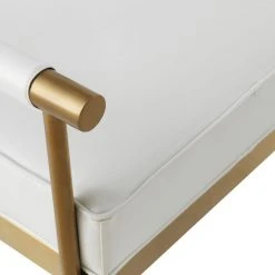 Tov Diana Vegan Leather Bench FURNITURE