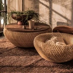 LH Imports FURNITURE Diego Wave Coffee Table