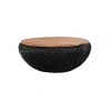 LH Imports FURNITURE Diego Wave Coffee Table