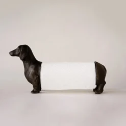 Creative Co-op Resin Animal Paper Towel Holder