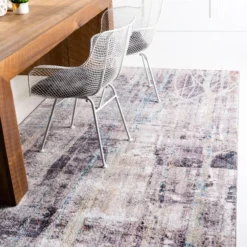 Unique Loom Centi Rectangle Rug, Multi DECOR 7 Unique Loom Centi Rectangle Rug, Multi DECOR