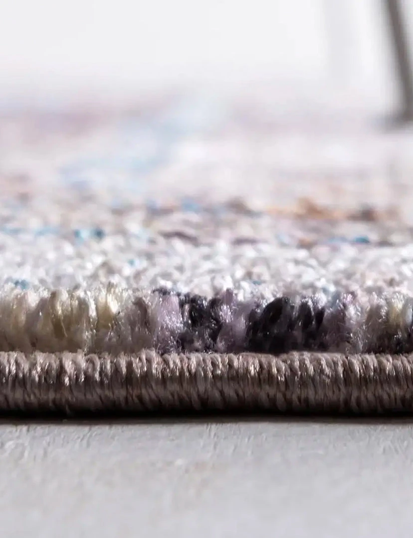 Unique Loom Centi Rectangle Rug, Multi DECOR 4 Unique Loom Centi Rectangle Rug, Multi DECOR