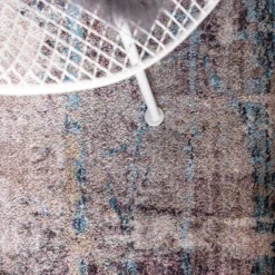 Unique Loom Centi Rectangle Rug, Multi DECOR 9 Unique Loom Centi Rectangle Rug, Multi DECOR