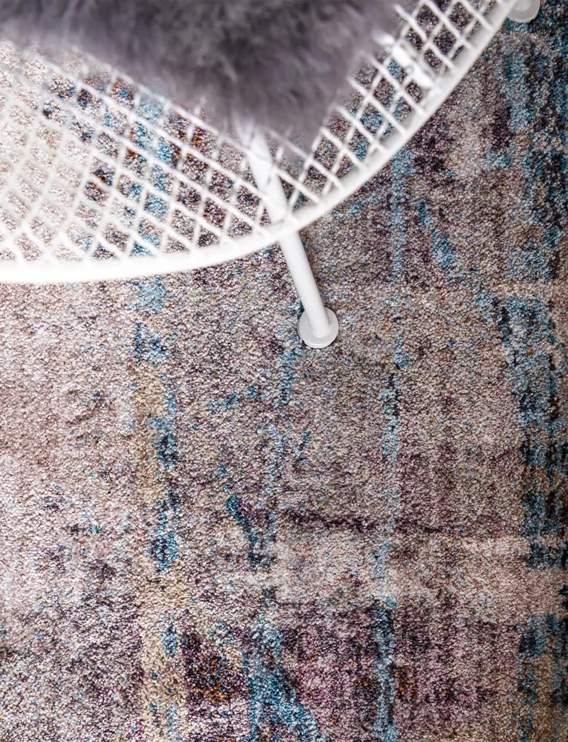 Unique Loom Centi Rectangle Rug, Multi DECOR 5 Unique Loom Centi Rectangle Rug, Multi DECOR