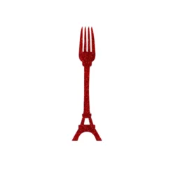 Sabre Tour Eiffel Glitter Cake Fork KITCHEN