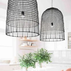 Tov LIGHTING Effiel Rattan Pendant