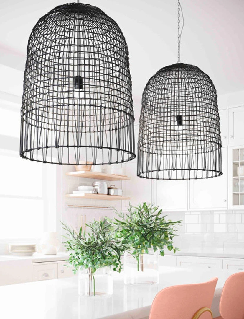 Tov LIGHTING Effiel Rattan Pendant 2 Tov LIGHTING Effiel Rattan Pendant