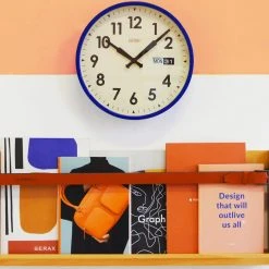 Cloudnola Factory Date Blue Clock With Date 12