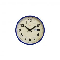 Cloudnola Factory Date Blue Clock With Date 12" NEW ARRIVAL