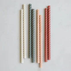 The Floral Society Fancy Taper Candles, Moss