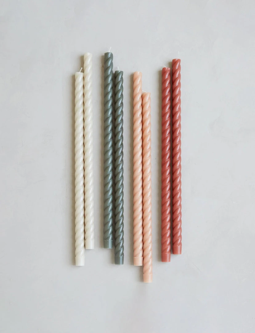 The Floral Society Fancy Taper Candles, Petal 6 The Floral Society Fancy Taper Candles, Petal