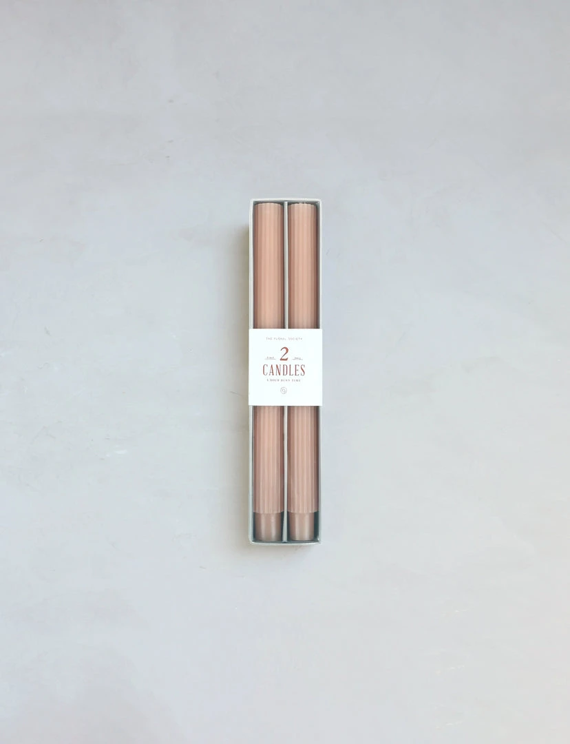 The Floral Society Fancy Taper Candles, Petal 2 The Floral Society Fancy Taper Candles, Petal
