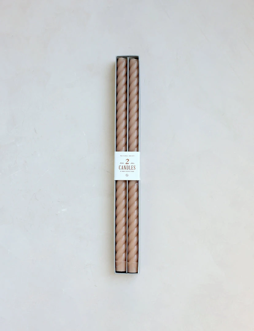 The Floral Society Fancy Taper Candles, Petal 3 The Floral Society Fancy Taper Candles, Petal