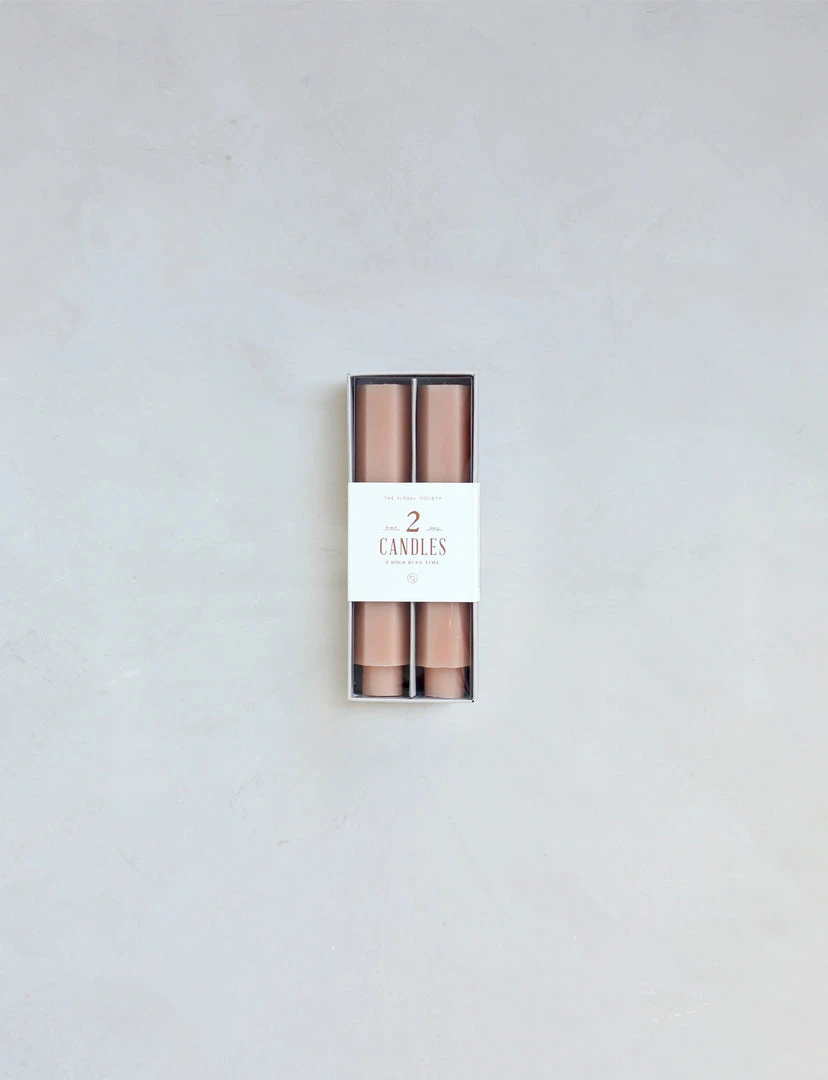 The Floral Society Fancy Taper Candles, Petal 1 The Floral Society Fancy Taper Candles, Petal