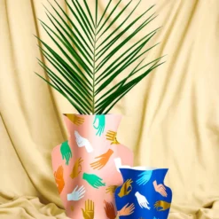 Octaevo Hamsa Pink Paper Vase 7 Octaevo Hamsa Pink Paper Vase