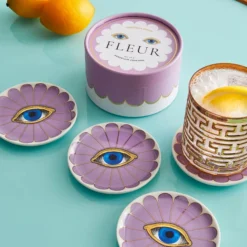 Jonathan Adler KITCHEN Fleur Coasters