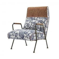 Npd Kally Accent Chair, Azure Floral